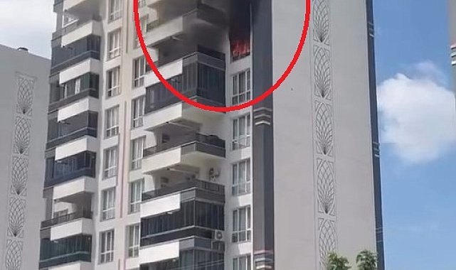 Diyarbakır'da 11 katlı binada yangın; 2 kişi dumandan etkilendi