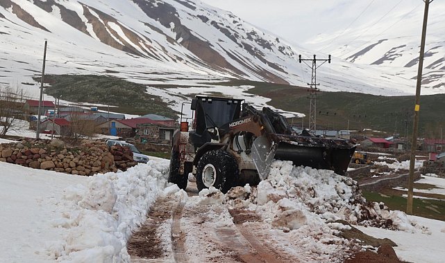 Doğu'nun Çukurova'sı Iğdır'da mayıs ayında karla mücadele