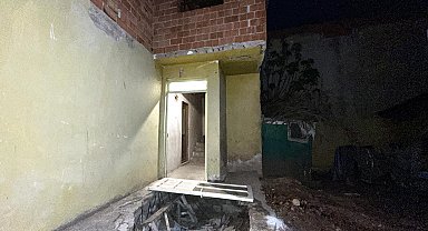 Edirne'de evin girişindeki beton zemin çöktü; 1 yaralı