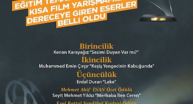 Eğitim temalı 9'uncu Uluslararası Kısa Film Yarışması sonuçları açıklandı