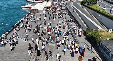 Eminönü'nde bayram yoğunluğu