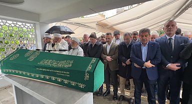 Eski Adalet Bakanı Tunç'un kayınpederi son yolculuğuna uğurlandı