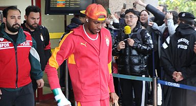 Galatasaray kafilesi, Samsun'a geldi