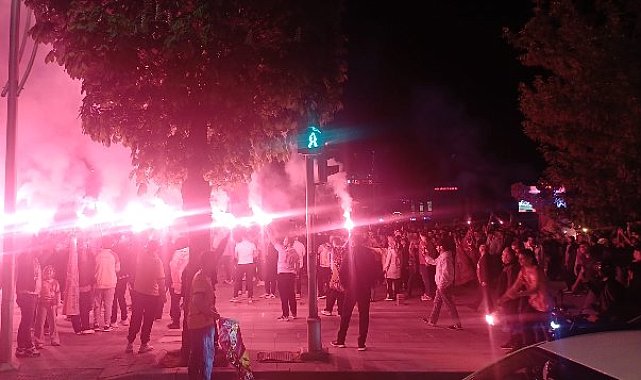 Galatasaray'ın şampiyonluğu Çorum'da coşkuyla kutlandı