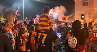 Galatasaray'ın şampiyonluğu Yalova'da kutlandı
