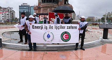 HAK-İŞ'ten Taksim'de basın açıklaması