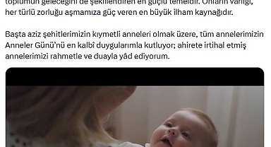 İletişim Başkanı Duran'dan 'Anneler Günü' mesajı