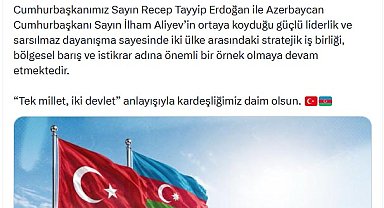 İletişim Başkanı Duran'dan 'Azerbaycan Bağımsızlık Günü' paylaşımı