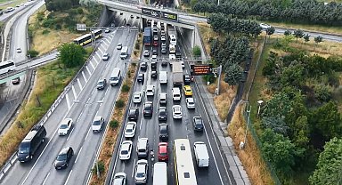 İstanbul'da trafik yoğunluğu yüzde 85'e ulaştı