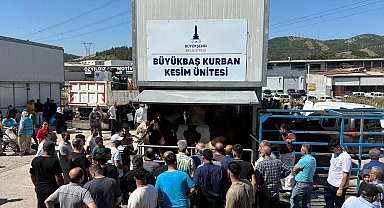 İzmir'de kurban kesim yoğunluğu