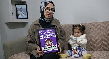 Kampanyası yüzde 80'e ulaşan SMA'lı Alya'nın annesi: Sizlere ihtiyacı var
