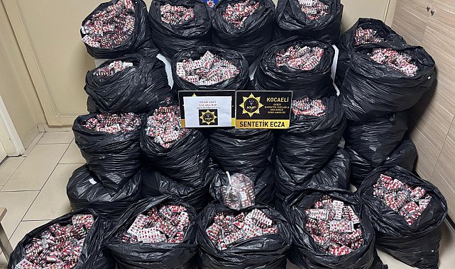 Kamyonette 300 bin sentetik hap ele geçirildi; 1 tutuklama