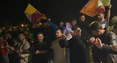 Kars'ta Galatasaray coşkusu sokaklara taştı
