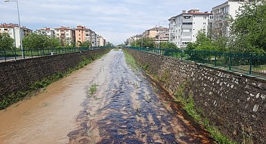 Kastamonu'da dereye kimyasal atık karıştı