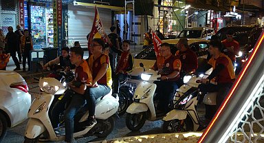 Kilis'te Galatasaray'ın şampiyonluğu coşkuyla kutlandı