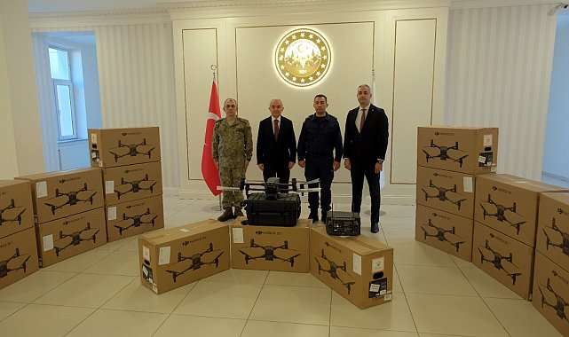 Kırklareli'de sınır güvenliğinde kullanılmak üzere 17 İHA desteği