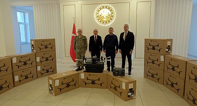 Kırklareli'de sınır güvenliğinde kullanılmak üzere 17 İHA desteği