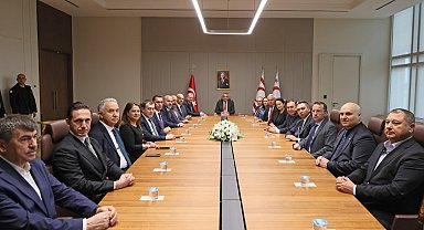 KKTC Cumhurbaşkanı Erhürman, RTÜK Başkanı Daniş ve beraberindeki heyeti kabul etti