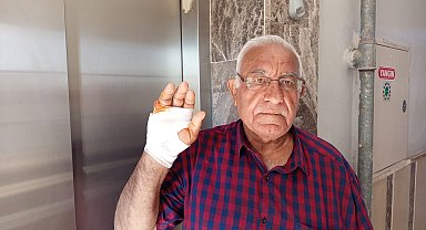 Komşusunun ısırdığı parmağı ampute edildi
