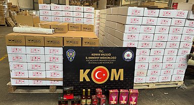 Konya'da 20 milyon TL'lık cinsel içerikli ürün ele geçirildi; 1 gözaltı