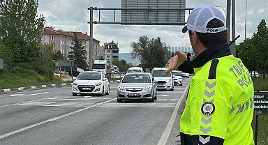 Kütahya trafiğinde bayram yoğunluğu