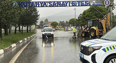 Kütahya'da sağanak yağış