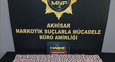 Manisa'da uyuşturucu operasyonu: 1666 sentetik ecza ele geçirildi