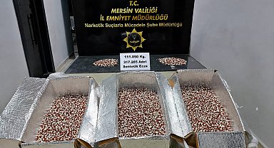 Mersin'de 317 bin 285 adet sentetik ecza ele geçirildi: 1 tutuklu