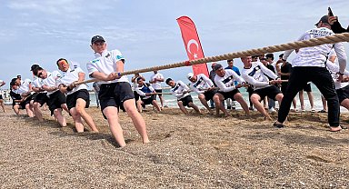Mersin'de Uluslararası 2'nci Turan Cup Halat Çekme Turnuvası düzenlendi