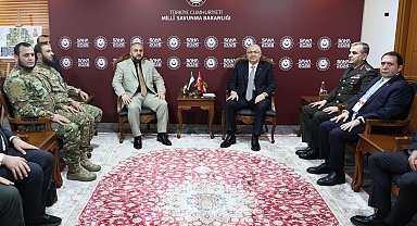 Milli Savunma Bakanı Yaşar Güler, Suriye Savunma Bakanı Tümgeneral Kasra ile görüştü