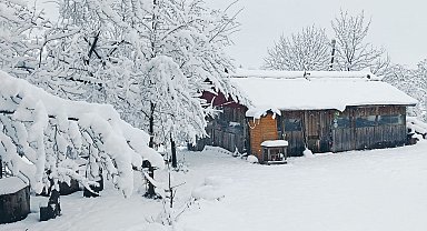 Ordu'da mayıs ayında kar yağdı