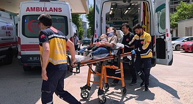 Otomobil takla attı; 1'i çocuk, 5 yaralı
