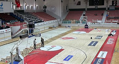 Petkimspor'un salonu bakıma girdi