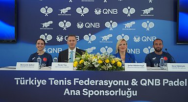QNB Türkiye ve Türkiye Tenis Federasyonu'ndan padelin geleceği için iş birliği
