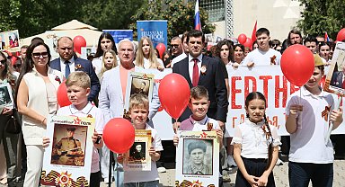 Rusya'nın Zafer Bayramı Antalya'da kutlandı