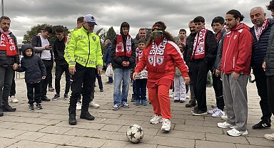 Samsun Emniyeti'nden Samsunspor - Galatasaray maçı öncesi alkol gözlüğü uygulaması