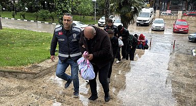 Samsun merkezli 6 ilde dolandırıcılık operasyonunda 7 şüpheli adliyede