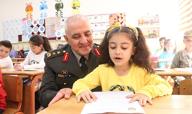 Samsun'da Mehmetçikten öğrencilere mektup
