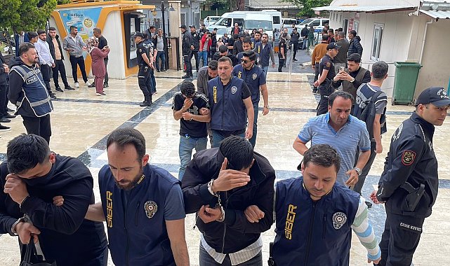 Şanlıurfa'da merkezli yasa dışı bahis operasyonu; 18 şüpheli adliyede