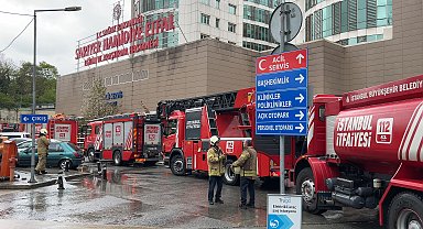 Sarıyer'de hastanede yangın - 1