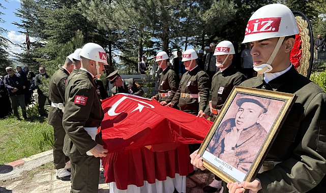 Şehit onbaşının cenazesi, 61 yıl sonra memleketi Tokat'ta getirilip defnedildi
