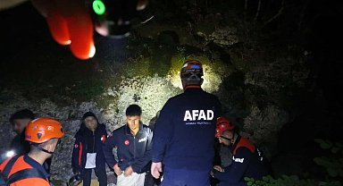 Şelale bölgesinde kaybolan 4 genç sağ bulundu