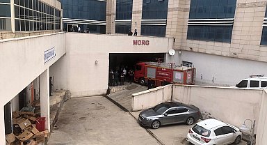 Siirt'te hastane çamaşırhanesinde yangın