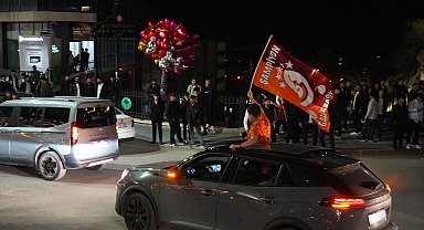 Şırnak'ta Galatasaray'ın şampiyonluğu coşkuyla kutlandı
