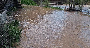 Şırnak'ta Habur Çayı taştı, ev ve ahırları su bastı