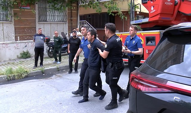 Sultangazi'de annesini rehin alan şüpheli abisinin ihbarıyla gözaltına alındı