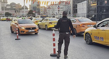 Taksim'de helikopter destekli 'Huzur İstanbul' denetimi