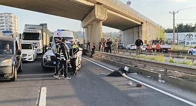 Tekirdağ'da bariyerlere çarpan motosikletteki Ela öldü, sürücü yaralandı