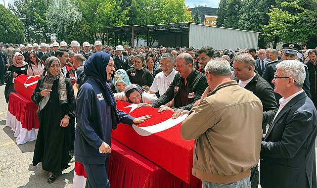 Tekirdağ'da şehit 2 polis memuru için tören