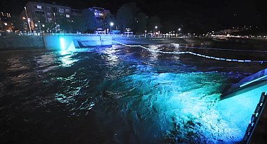 Tokat'ta Yeşilırmak Nehri'nin su seviyesi yükseldi